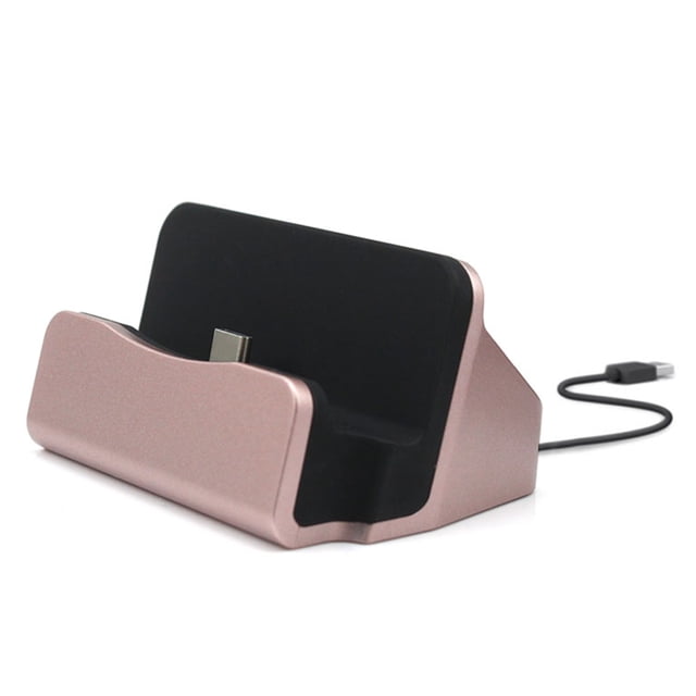 Mistaha Base de Charge Téléphone iPhone / Android / Port de Charge Type-C Base de Charge Rapide de Bureau