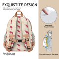 thumbnail image 4 of Cute Nautical Dolphin Students Backpack With Underwater Marine Life Ocean Tropical Sea Abstract Funny Colorful Design, 4 of 6