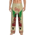 thumbnail image 2 of Goofa Christmas Vintage Red Truck Printed Soft Pajama Pants for Men, Wide Leg Comfy Casual Lounge Yoga Pants-X-Large, 2 of 9