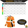 thumbnail image 6 of KwikSafety (Charlotte, NC) VIXEN Long Sleeve Safety Shirt for Women (Angel Hair Tape) Class 3 ANSI OSHA High Visibility Reflective Construction Security Work Hi Vis Clothing | Orange Small, 6 of 7