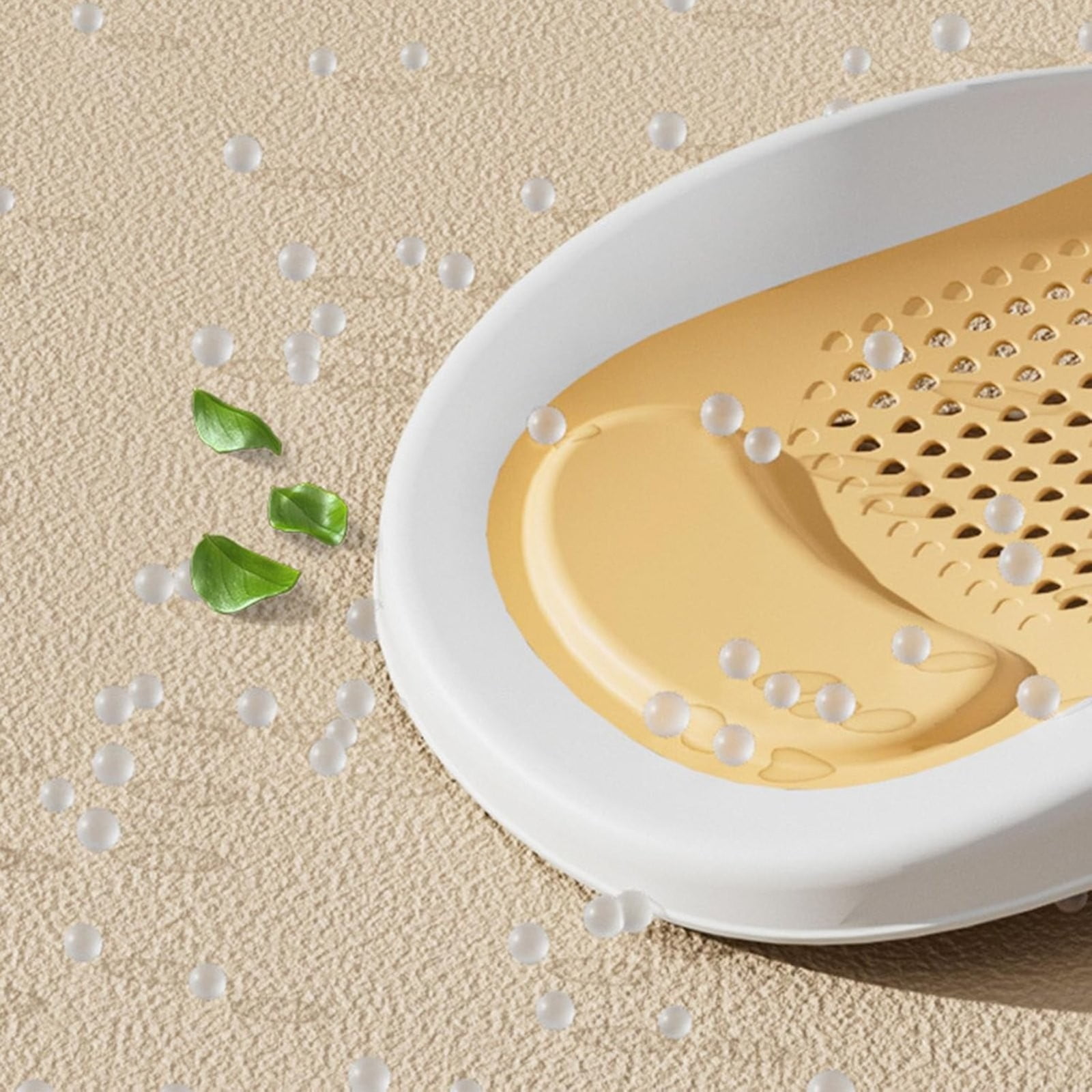 Xoxingysm Baby Bathtub Lying Shower Tray Yellow,Multifunctional Infant Lying Down Shower Basin for Home Use Counter Or Bathtubs Bathtub Shower Bed