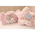 thumbnail image 5 of Kawaii Sanrio My Melody Japanese Cute Cartoon Little Twin Star Plush Doll Soft Stuffed Sweet Hand Warmer Pillow Room Decoration, 5 of 10
