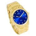 thumbnail image 5 of Ice Star Men's Luxury 45mm Nugget Watch with Diamond Accent Dial - Adjustable Band - Quartz Movement - Exquisite 14k Gold Finish, 5 of 5