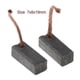 thumbnail image 4 of 2025 Carbon Brushes Wire Leads Generator Motor Brush 2Pcs 7*8*19mm For Electric Motor Replacement Graphite Copper Spare Graphite, 4 of 5