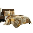 thumbnail image 2 of Nanshing Rezza 3 Piece Patchwork Floral Quilt Set Queen, 2 of 5