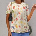 thumbnail image 6 of Various Fruits Women's T-Shirt Short Sleeve T Shirts Tops Tee Ladies Loose T, 6 of 6