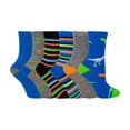 thumbnail image 1 of Sock Snob - Garçons 6 Paires de Chaussettes de Cheville Mode Assorties / Colorées / Funky, 1 of 2