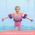 thumbnail image 2 of OldPAPA Kids Swim Vest,Toddler Flotation Life Jacket with Arm Wings Trainer Vests Swimming Aid Jacket with Straps and Buckles for Boys/Girls,22-60lbs / 2-9 Years,Mermaid, 2 of 7
