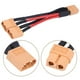 thumbnail image 5 of Conector de batería en paralelo XT60 de 2 tipos, 2 machos a 1 hembra, adaptador de arnés divisor en Y de doble extensión, cable adaptador de 14 AWG para Lipo RC [1 hembra y 2 machos], 5 of 8