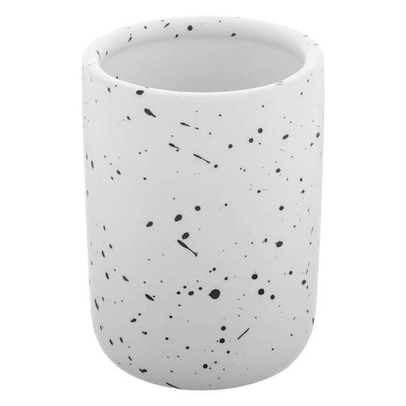 Masteelf Ceramic Toothbrush Holder Bathroom Rinse Cup Reusable and Easy to Clean Drinking Cup for Milk Juice and Water for Home Office Outdoor (300ML)