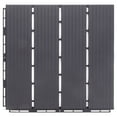thumbnail image 1 of Plastic Interlocking Deck Tile Patio Deck Tile Waterproof Outdoor Flooring Grey, 1 of 8
