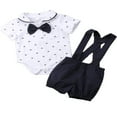 thumbnail image 4 of 2PCS/Set Baby Boy Clothes Romper+Pants Shorts Outfit Set, 4 of 5
