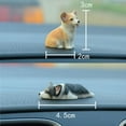 thumbnail image 4 of Leadrop Dog Figurines Attractive Adorable Posture DIY Material Garden Ornament Figurine Miniature Corgi for Office, 4 of 11