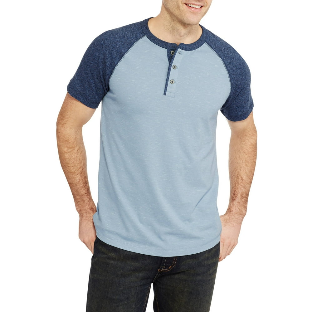 Faded Glory Men's Henley Tee