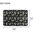 thumbnail image 2 of FREEAM Hawaiian Floral Daisy Doormats Bathroom Floor Mat Lightweight Non-Slip Area Rugs Entrance Front Door Rug for Outdoor Garden Kitchen Bedroom 23.6" x 15.7", 2 of 7