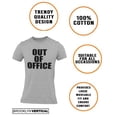 thumbnail image 4 of BROOKLYN VERTICAL Out of Office | Funny Sarcastic Vacation Retirement Adult Humor Joke Short Sleeve Crew Neck T-Shirt, 4 of 5