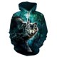 thumbnail image 3 of Sudadera con capucha con estampado 3D de lobo animal para hombre y mujer, moda informal de gran tamaño, sudaderas con capucha estilo hip hop Harajuku, 3 of 5