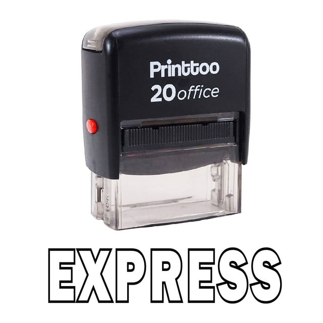 Printtoo Rubber Stamp Office Stationary Self Inking EXPRESS Custom Stamp-Black
