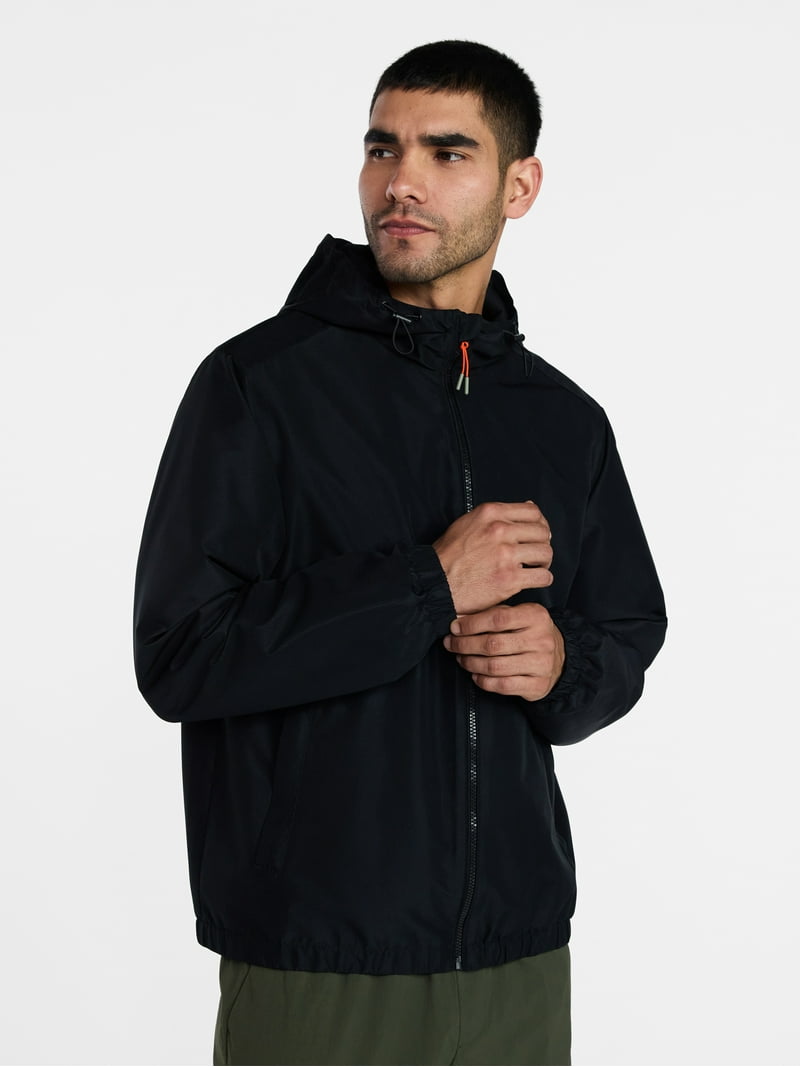 Ozark Trail Men's and Big Men's Vented Windbreaker Jacket, Sizes S