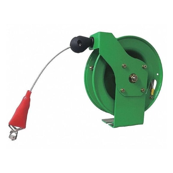 Speedaire Cable Reel,50 ft.,Powder Coated,Green 440G03