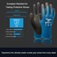 thumbnail image 3 of Guantes de Trabajo Engomados Ultrafinos Elásticos de 18 Pines Modelo Wg-1857 Talla M Wonder Grip Protector de mano, 3 of 7