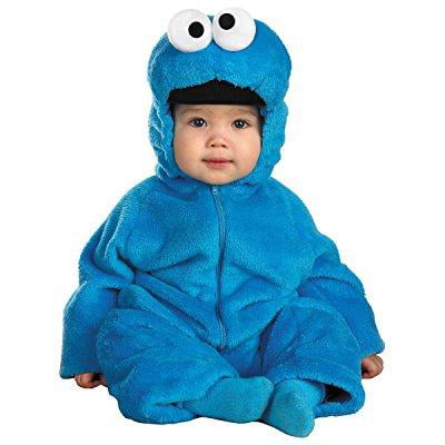 cookie monster deluxe costume - baby 12-18