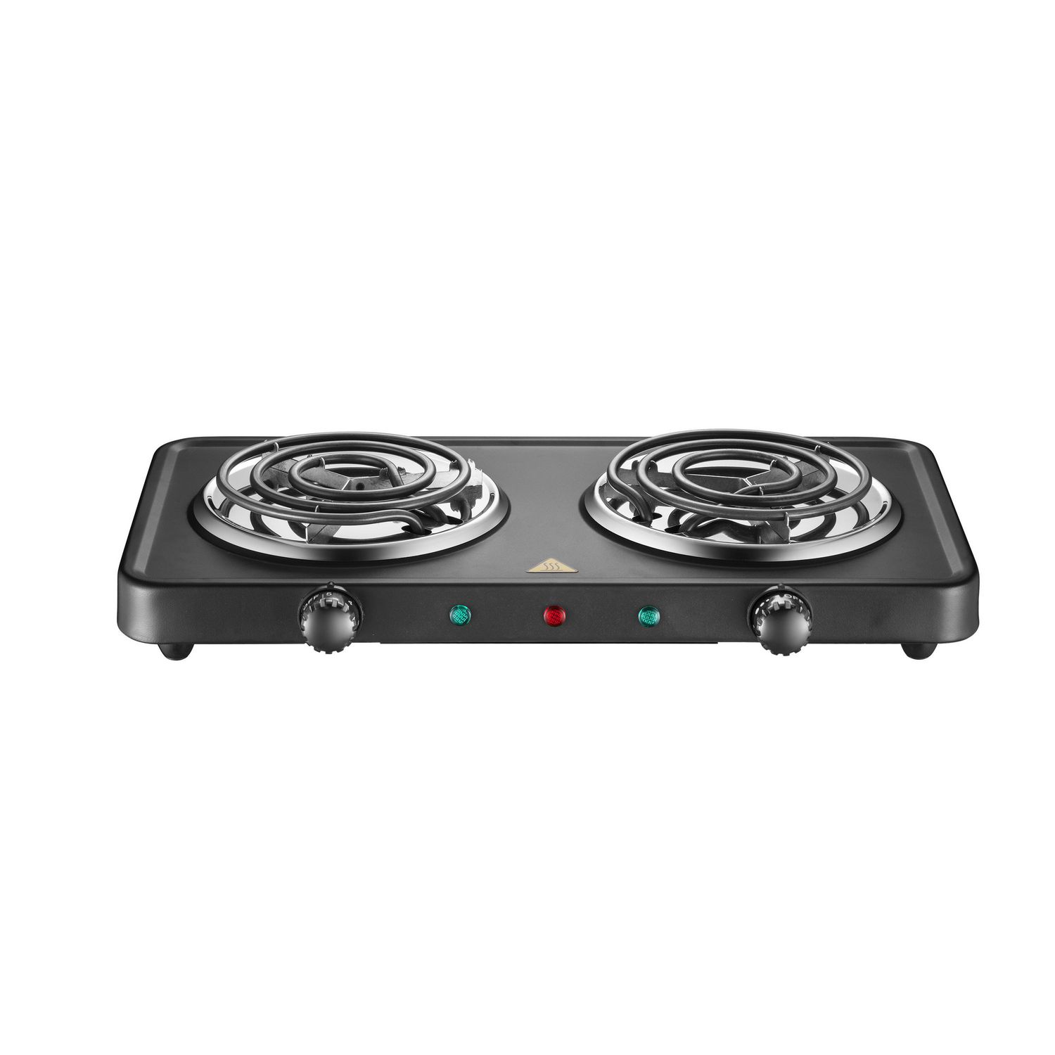 salton double stainless steel infrared portable electric cooktop