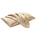 thumbnail image 2 of KBOOK 2PCS Silk Pillowcases Stain Pillow Cover with Zipper Bedding Sofa Pad, 20"x 26", 2 of 6