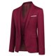 thumbnail image 2 of ER Traje de 3 piezas para hombre, traje informal de negocios, pantalones, chaleco (rojo talla-M) oso de fresa Electrónica, 2 of 4