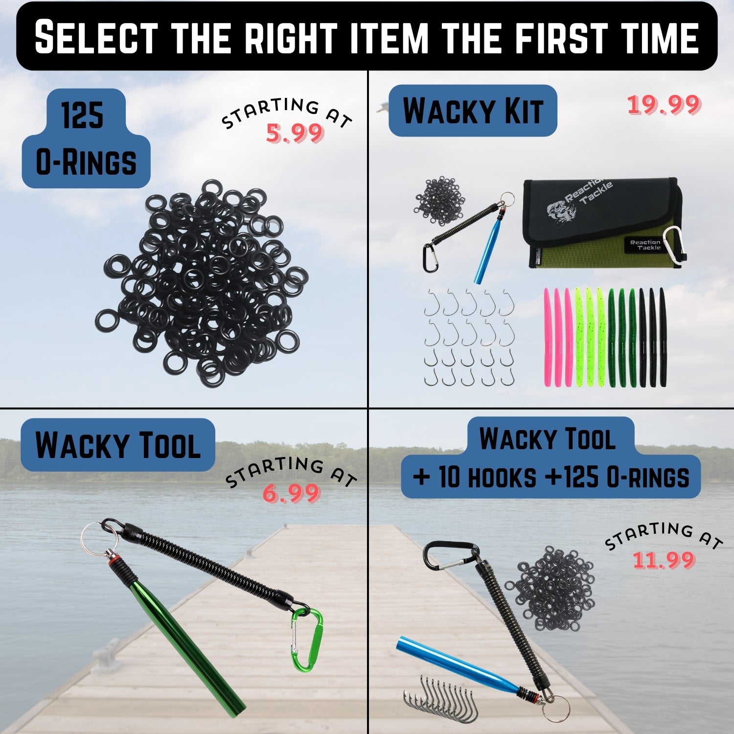 Reaction Tackle Wacky Rig Tool (Camo Tool)