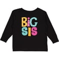 thumbnail image 3 of Inktastic Big Sis Announcement New Sister Girls Long Sleeve Toddler T-Shirt, 3 of 5