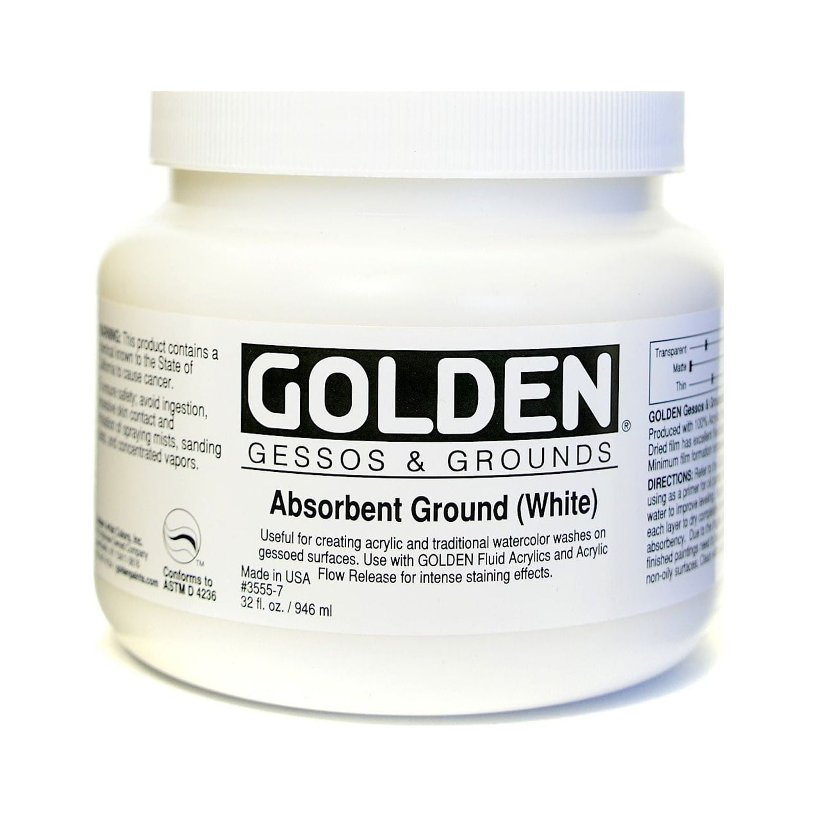 Golden - Absorbent Ground Watercolor, 16 oz
