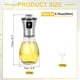 thumbnail image 2 of Rociador de Aceite para Cocinar, Botella Rociadora de Aceite de Oliva de 7.77oz(230ml), Dispensador de Aceite de Vidrio con Brocha y BBQ (Blanco), 2 of 7