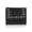 Black, variant on Studded Moto Flap Wallet, Women's, Black