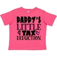 thumbnail image 3 of Inktastic Daddy's Little Tax Deduction Pink Hearts Boys or Girls Toddler T-Shirt, 3 of 5