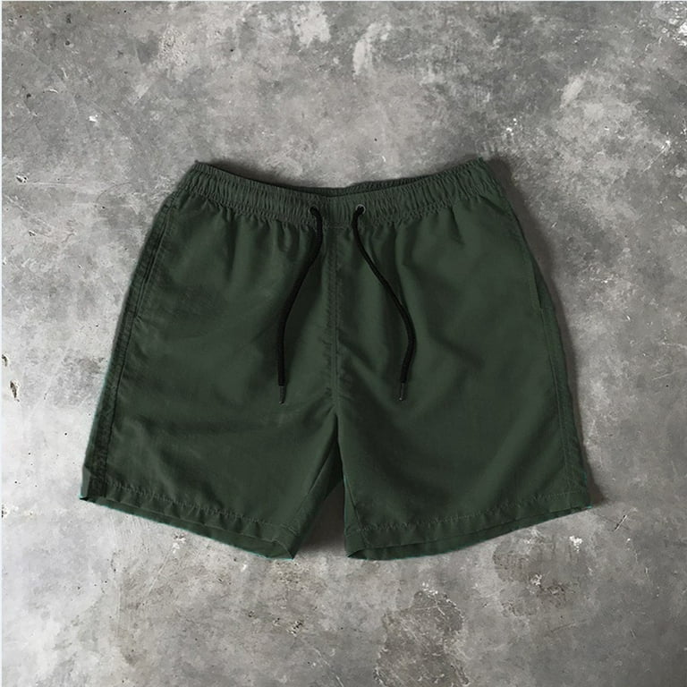 Mens Casual Shorts Candy Shorts for Men Colored Quarter Pants Mens No Pocket Shorts Sports Loose Quick Drying Mens Short athletic Shorts Thin Beach Pants Walmart