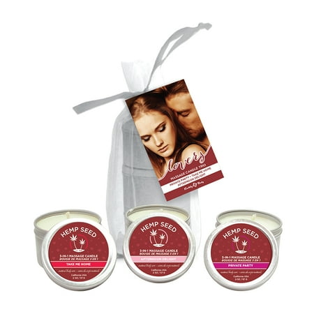 - Earthly Body Valentines Day 2018 Massage Candle Trio