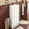 thumbnail image 3 of Barara King Storage Cabinet, Bathroom Vanity,36" Bathroom Vanity Cabinet with Ceramic Sink, 4 Soft-close Drawers and 2 Soft-close Doors, White, 3 of 13