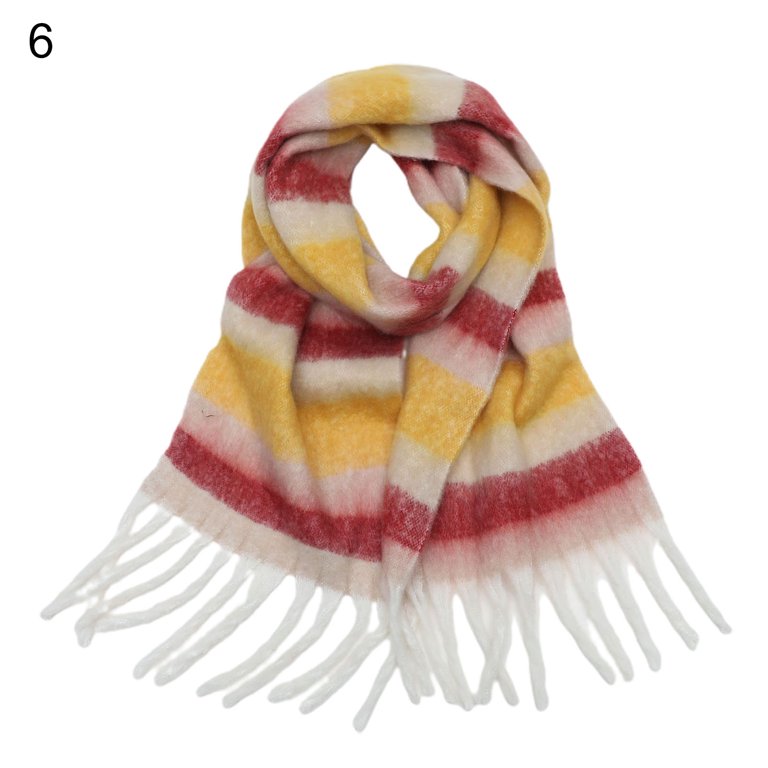 AYYUFE Women Plaid Scarf Keep Warmth Breathable Accessory Winter