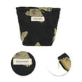 thumbnail image 4 of Unique Bargains 1 Pc Vintage Butterfly Makeup Bag Polyester Black Small, 4 of 5