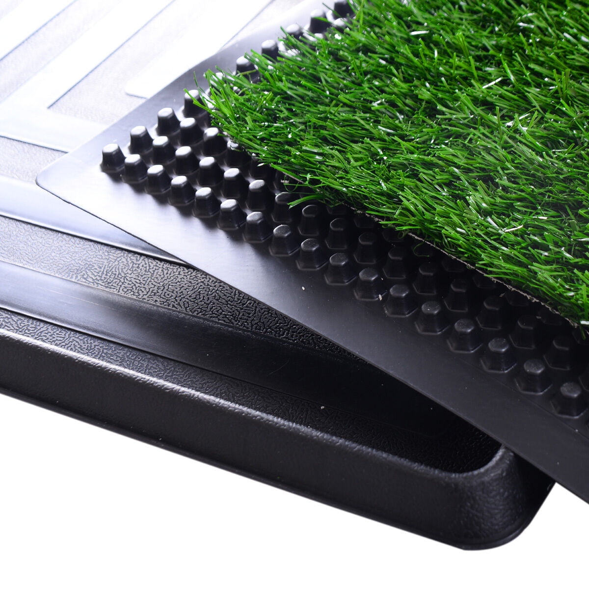 Veryke Artificial Grass, Dog Potty Grass, Puppy Potty Trainer, Fake Grass Turf for Dogs Potty Training Area Patio Lawn Decoration, 25"x20" Veryke Artificial Grass, Dog Potty Grass, Puppy Potty Trainer, Fake Grass Turf for Dogs Potty Training Area Patio Lawn Decoration, 25"x20"