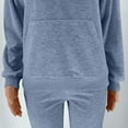 thumbnail image 6 of Scyoekwg Women's Fall Two Piece Outfits Long Sleeve Sweatshirt Jogger Sweatpant Casual Matching Outfits Two Piece Set Fashion Outfits Sets (Gray,S), 6 of 7
