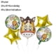 thumbnail image 1 of piezas de globos de helio de aire con diseño de animales de la selva, tigre, león, mono, cebra, jirafa, vaca, para niños, talla S, 1 of 5