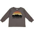 thumbnail image 3 of Inktastic Las Vegas Nevada Skyline Retro Boys or Girls Long Sleeve Toddler T-Shirt, 3 of 5