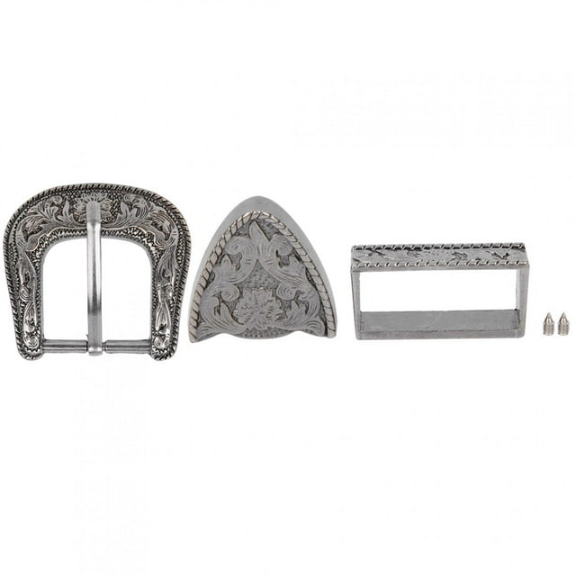 Conjunto de hebilla de cinturón de aleación tallada a mano, estilo Vintage, accesorios para sillín de cuello, diámetro interior de 30mm