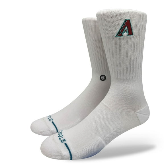Unisex Stance Arizona Diamondbacks White Crested Knit Crew Socks