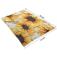 thumbnail image 4 of White Sunflower Pattern Blanket,Comfortable Soft Lamb Wool Throw Blanket,All Season,Warm Lightweight Blankets for Sofa Bed Couch Living Room Chair,40"x50", 4 of 4