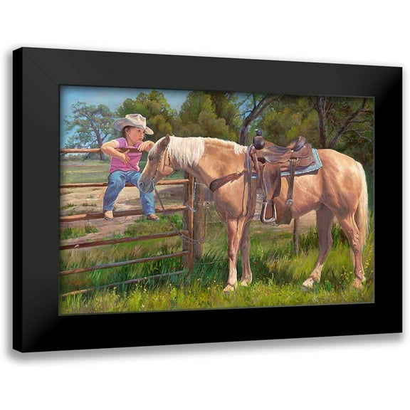 Dudley, June 14x11 Black Modern Framed Museum Art Print Titled - If Only I Could