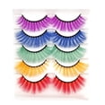 thumbnail image 6 of 10PCS False Eyelash  Handmade Lashes Women Eyelashes Party Cosplay Colorful Durable and Reusable Makeup Eyelash Tools, 6 of 6