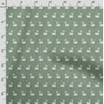 thumbnail image 3 of Soimoi Llama Alpaca Print,Cotton Cambric, Quilting Fabric Sold by The Yard 42 Inch Wide, Medium Weight Cotton Fabric, SewingSupplies,Olive Green, 3 of 5
